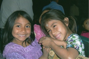 girls Guatemala church